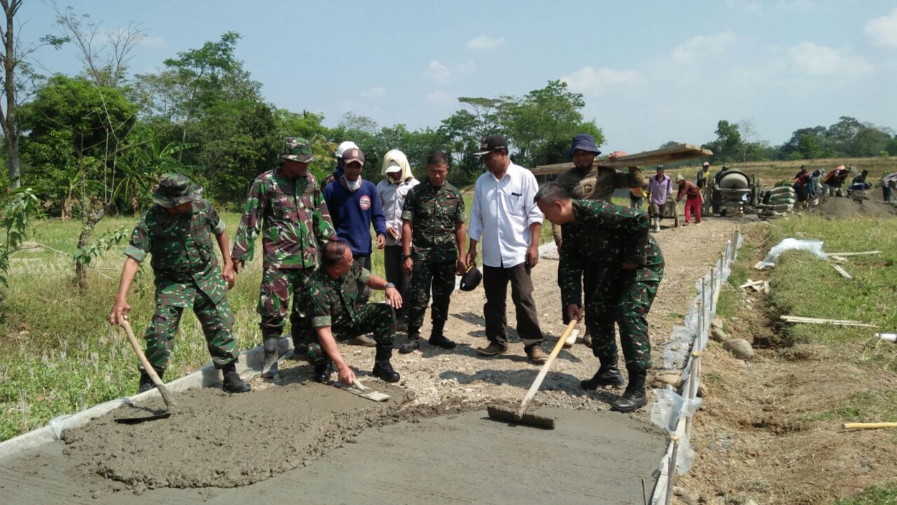 Pastikan TMMD Sekuyung Tahap II 2018 Sukses, Dandim 0711 Pemalang Langsung Cek Lapangan