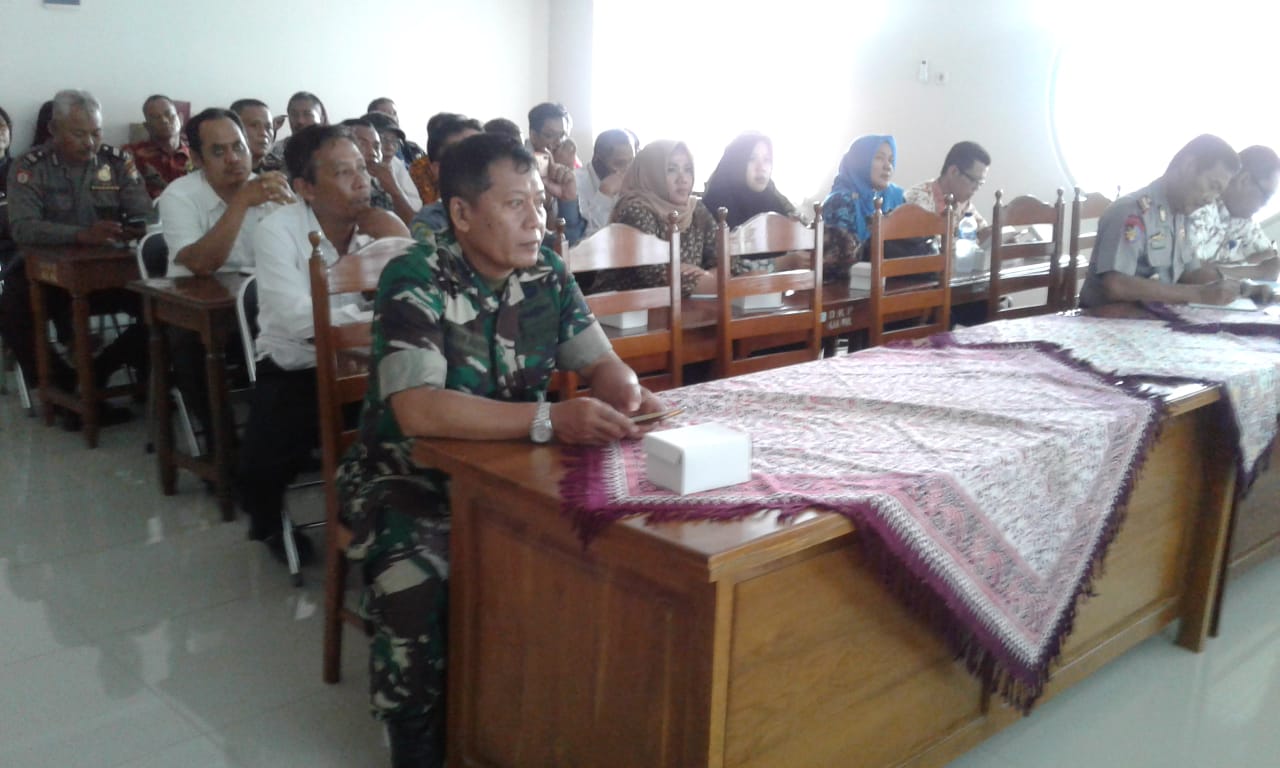 DANRAMIL 02/TAMAN HADIRI RAPAT KOORDINASI PERSIAPAN BERSIH PANTAI TAHUN 2018