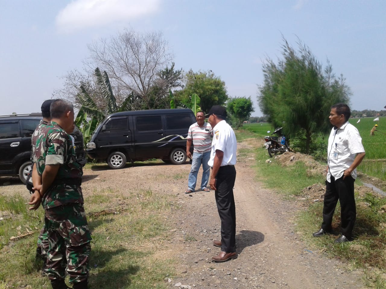 PASITERDIM 0711/PEMALANG TINJAU LOKASI RENCANA OPS TMMD SENGKUYUNG TAHAP III TA 2019