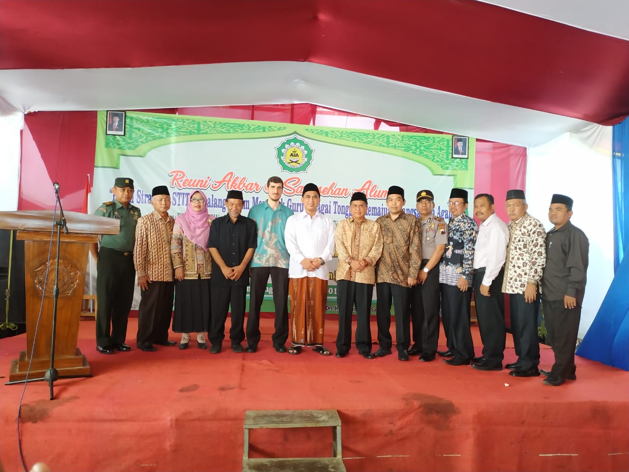 DANRAMIL 01/PEMALANG HADIRI ACARA REUNI AKBAR DAN SARASEHAN ALUMNI STIT PEMALANG