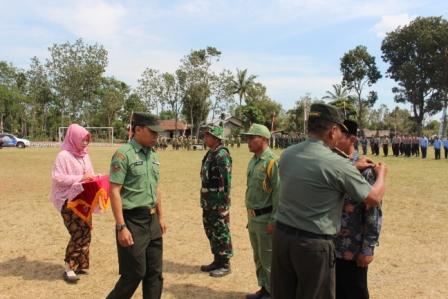 Penanggalan Pita Satgas TMMD Sengkuyung II Kodim 0711/Pemalang, Tanda Selesainya Tugas