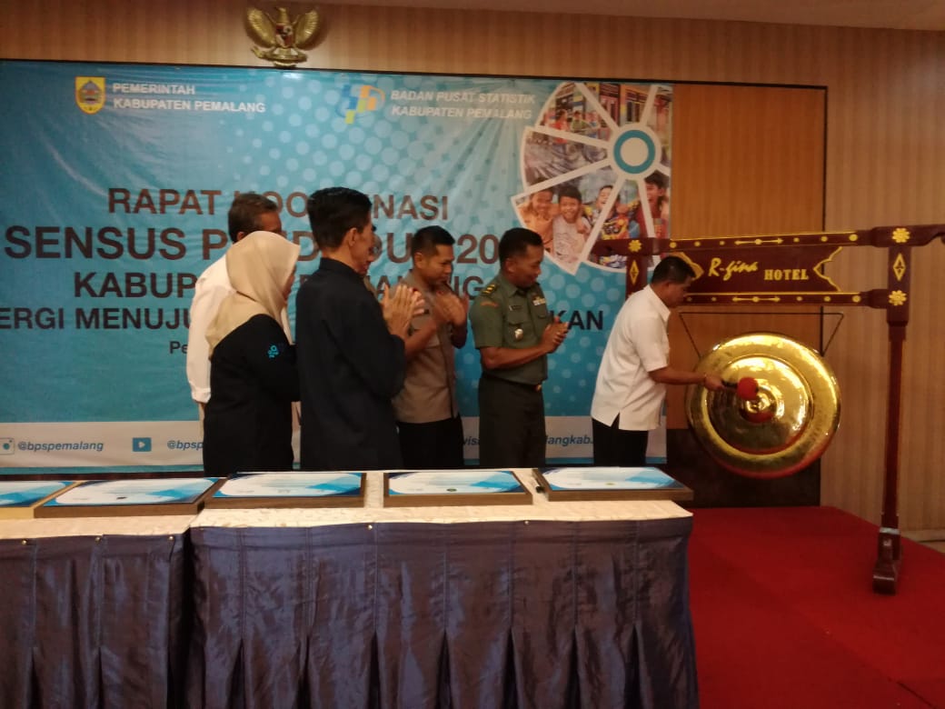 Kasdim Pemalang Hadiri Rapat Koordinasi Sensus Penduduk 2020 Kabupaten Pemalang