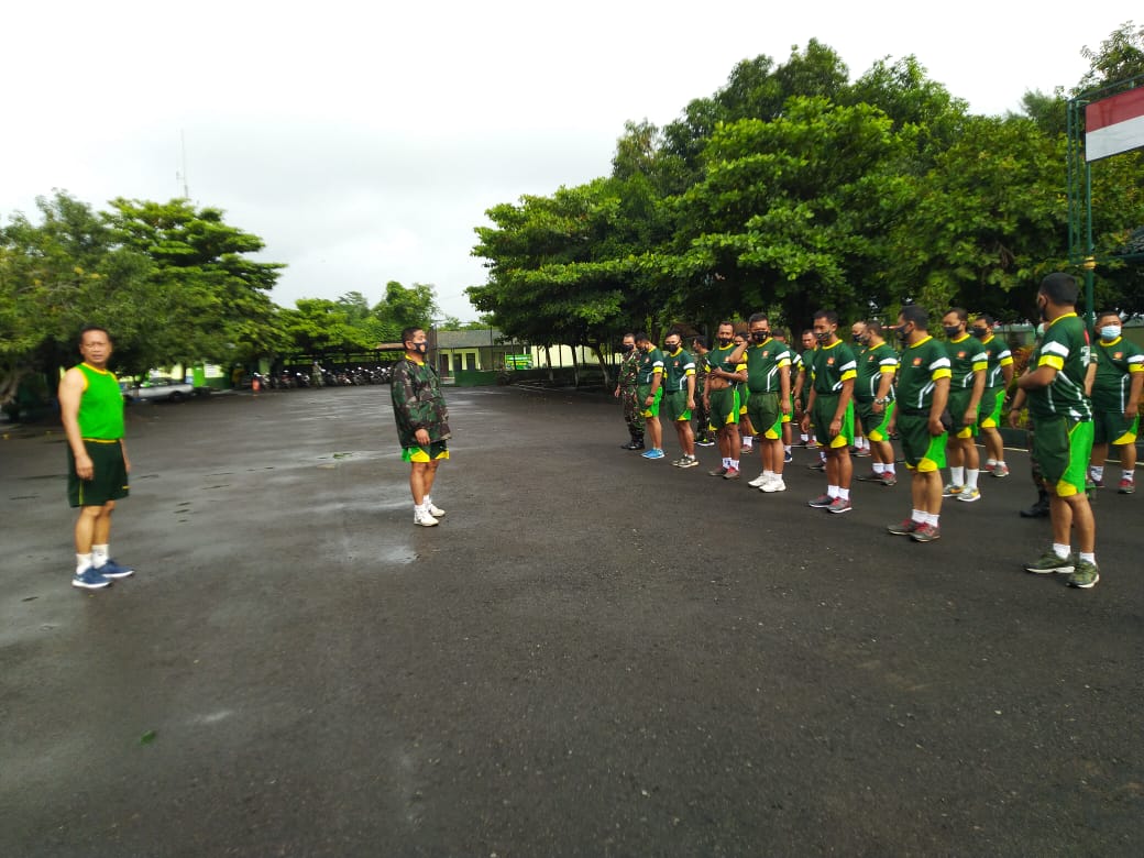 Pembinaan Fisik Kodim Pemalang Dipantau Melalui Aplikasi Strava