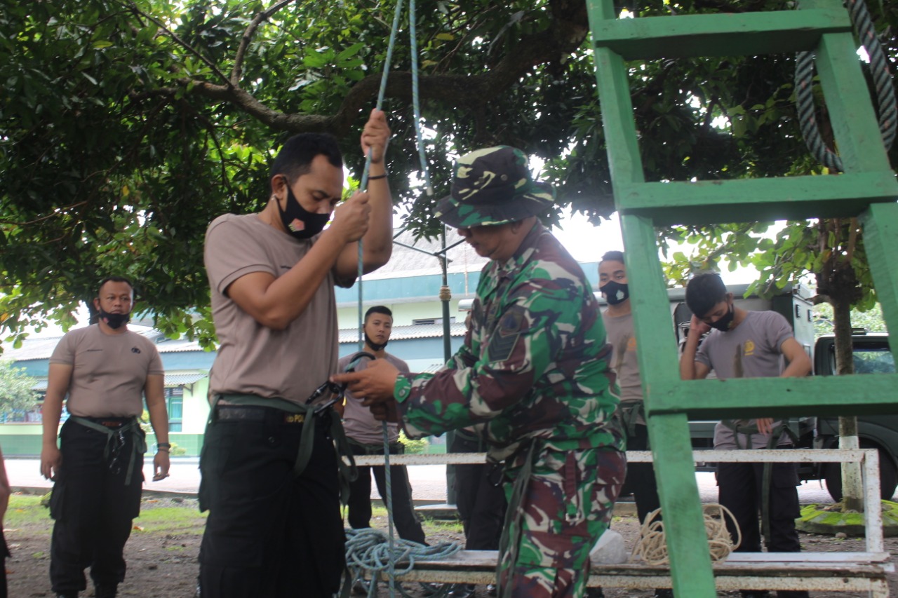 Tingkatkan Sinergitas, Kodim dan Polres Pemalang Gelar Latihan Bersama