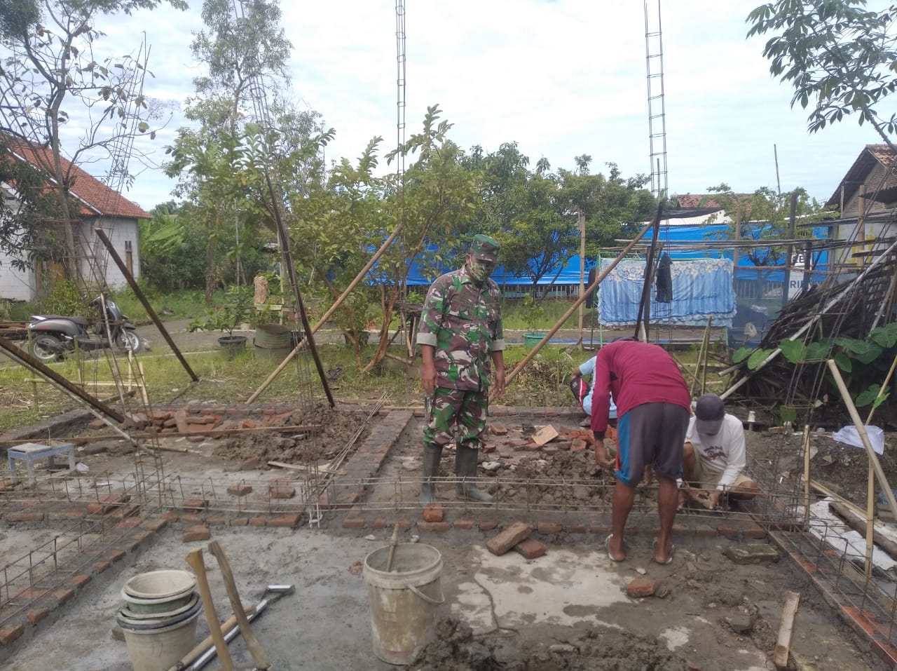 TMMD Sengkuyung Tahap I Kodim Pemalang, Rehab Rumah Tidak Layak Huni (RTLH) Milik Warga