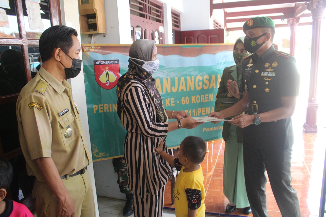 Menyambut HUT Ke – 60 Korem 071/Wk Kodim Pemalang Gelar Anjangsana