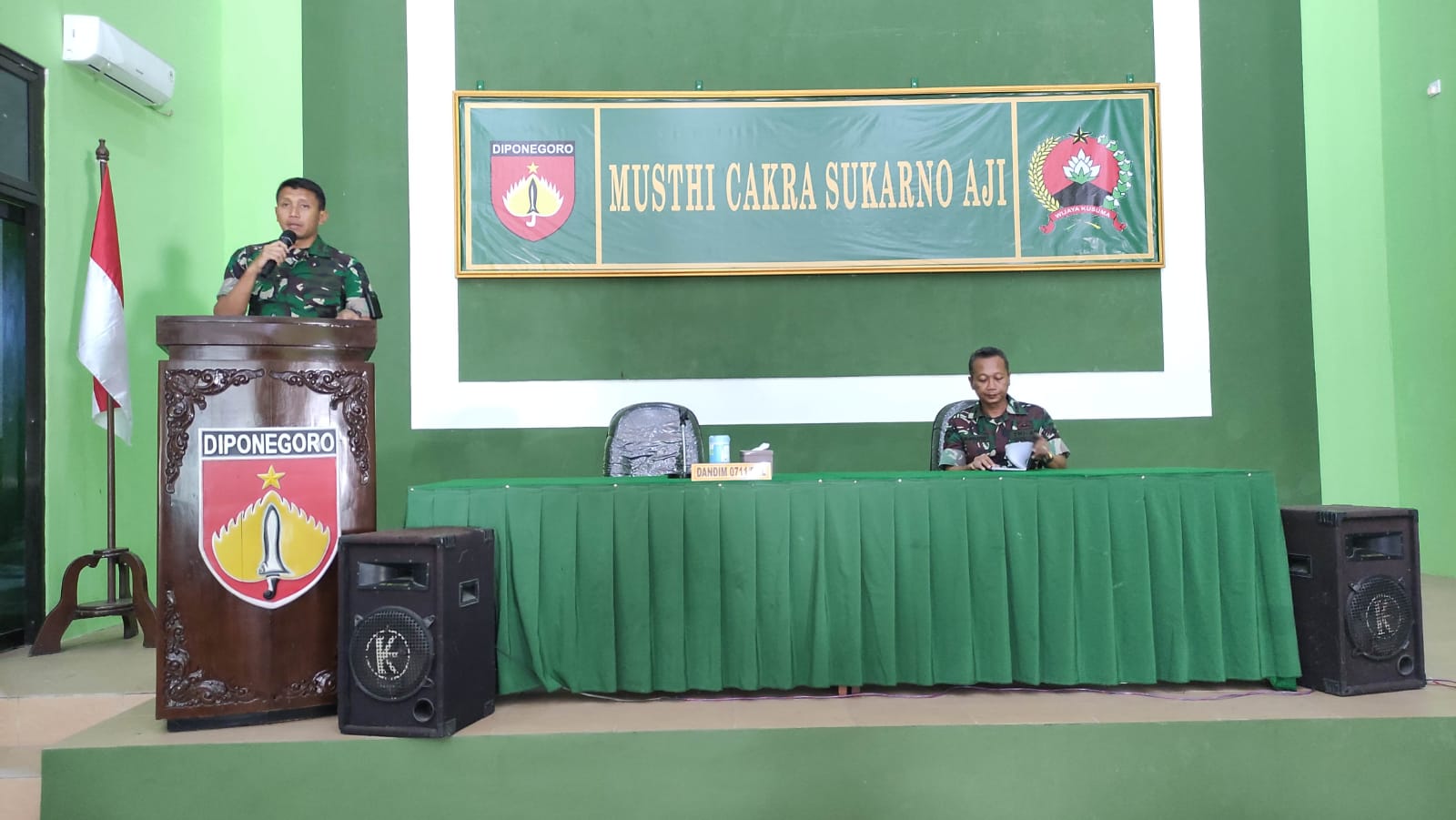 Jam Komandan, Dandim Pemalang Tegaskan TNI Tetap Loyal dan Solid Sebagai Pemersatu Bangsa