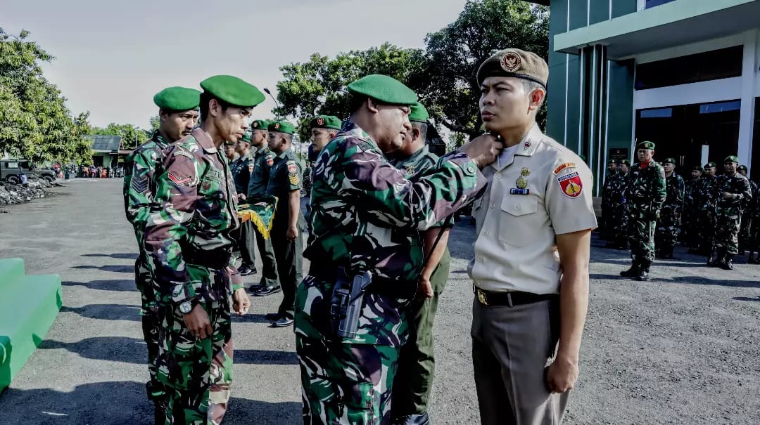 Kodim Pemalang Laksanakan Upacara Bendera dan Korp Raport Kenaikan Pangkat