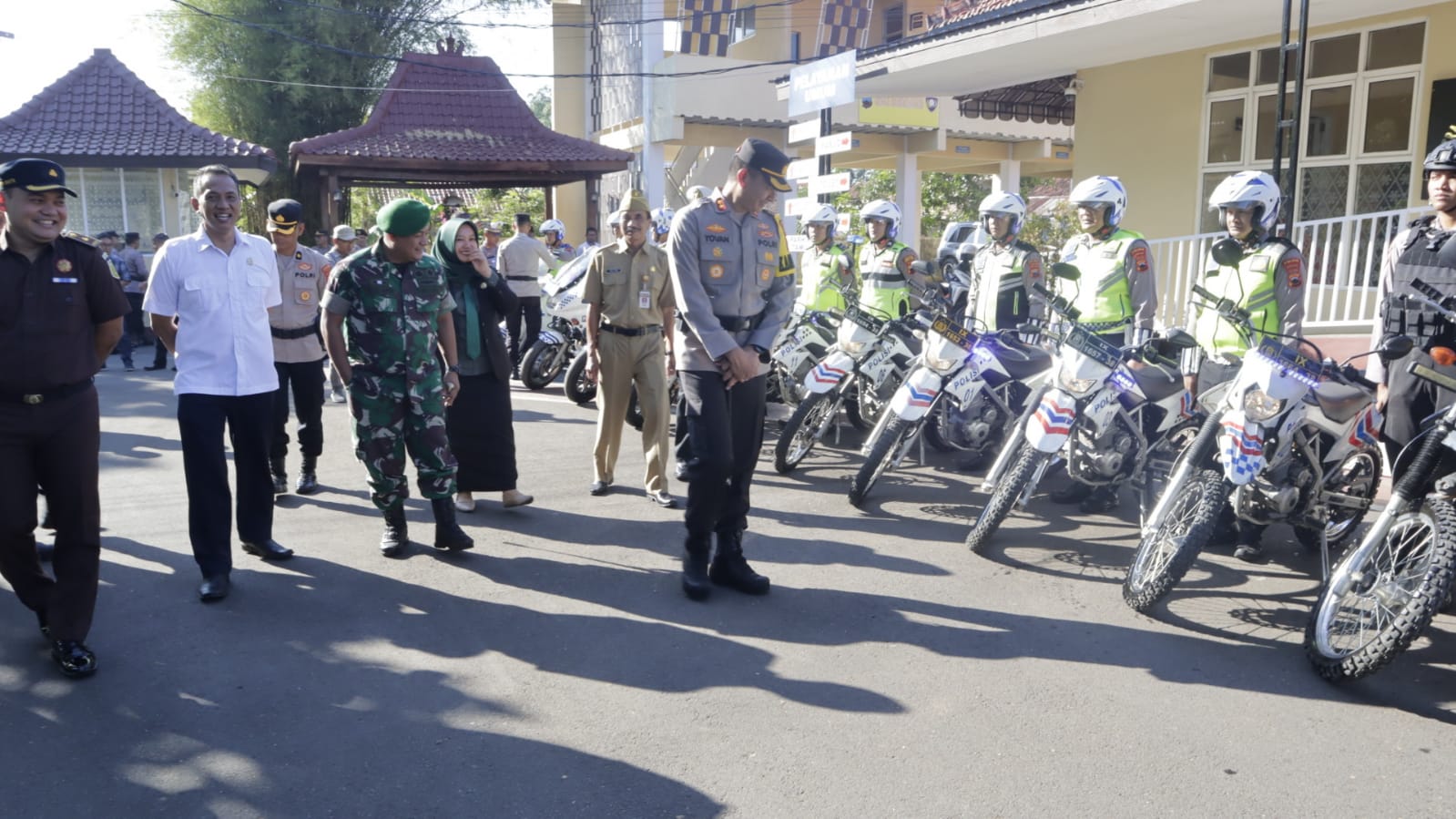 Dandim Pemalang Hadiri Apel Gelar Operasi Patuh Candi 2023 Di Mapolres Pemalang