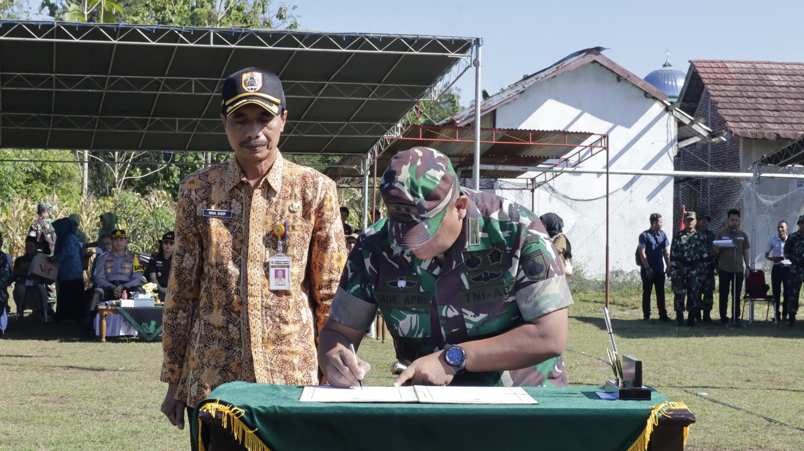 TMMD Sengkuyung Tahap II Tahun 2023 Kodim Pemalang di Desa Parunggalih Resmi di Buka