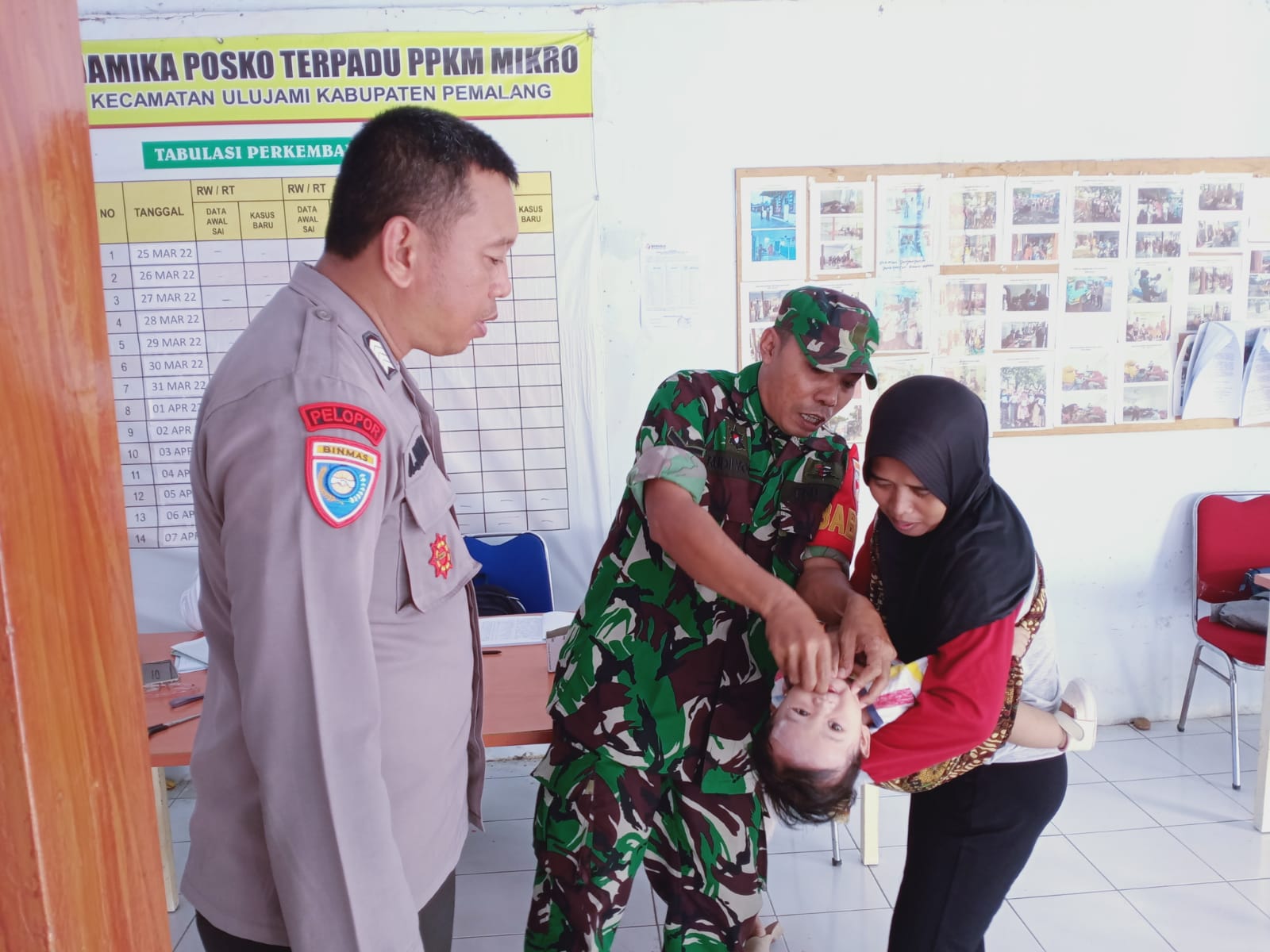 Pentingnya Pencegahan Stunting bagi Balita Sedari Dini, Babinsa selalu aktif