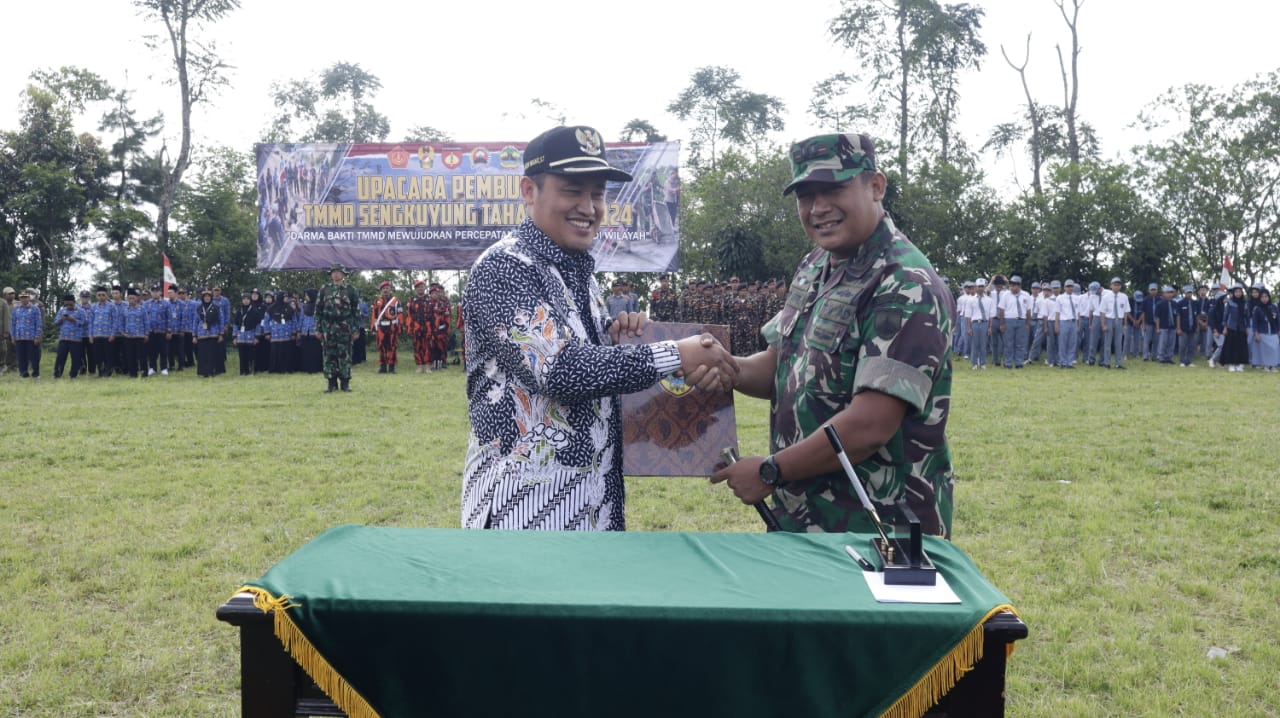 TMMD Sengkuyung Tahap II Tahun 2024 Kodim Pemalang Korem 071/Wijayakusuma Resmi Dibuka di Desa Penakir Pulosari