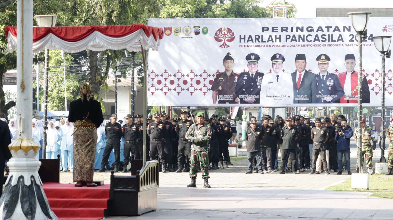 Dandim Pemalang Hadiri Upacara Peringatan Hari Lahir Pancasila Tahun 2024