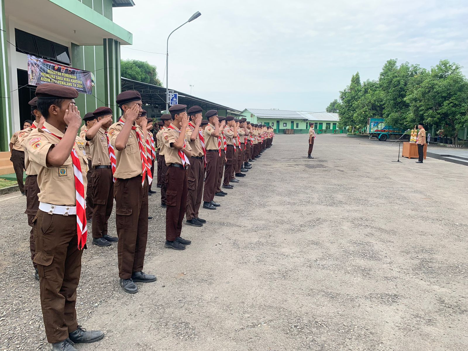 Kegiatan Persami Pramuka Saka Wira Kartika Kodim 0711/Pemalang: Membangun Karakter, Kemandirian, dan Kepemimpinan