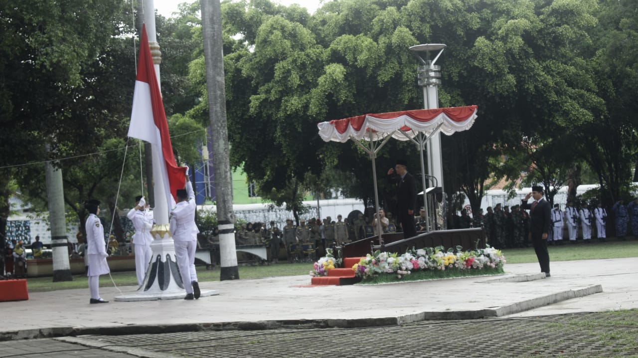 Bersama Forkopimda, Dandim Pemalang Hadiri Upacara Peringatan Hari Pahlawan