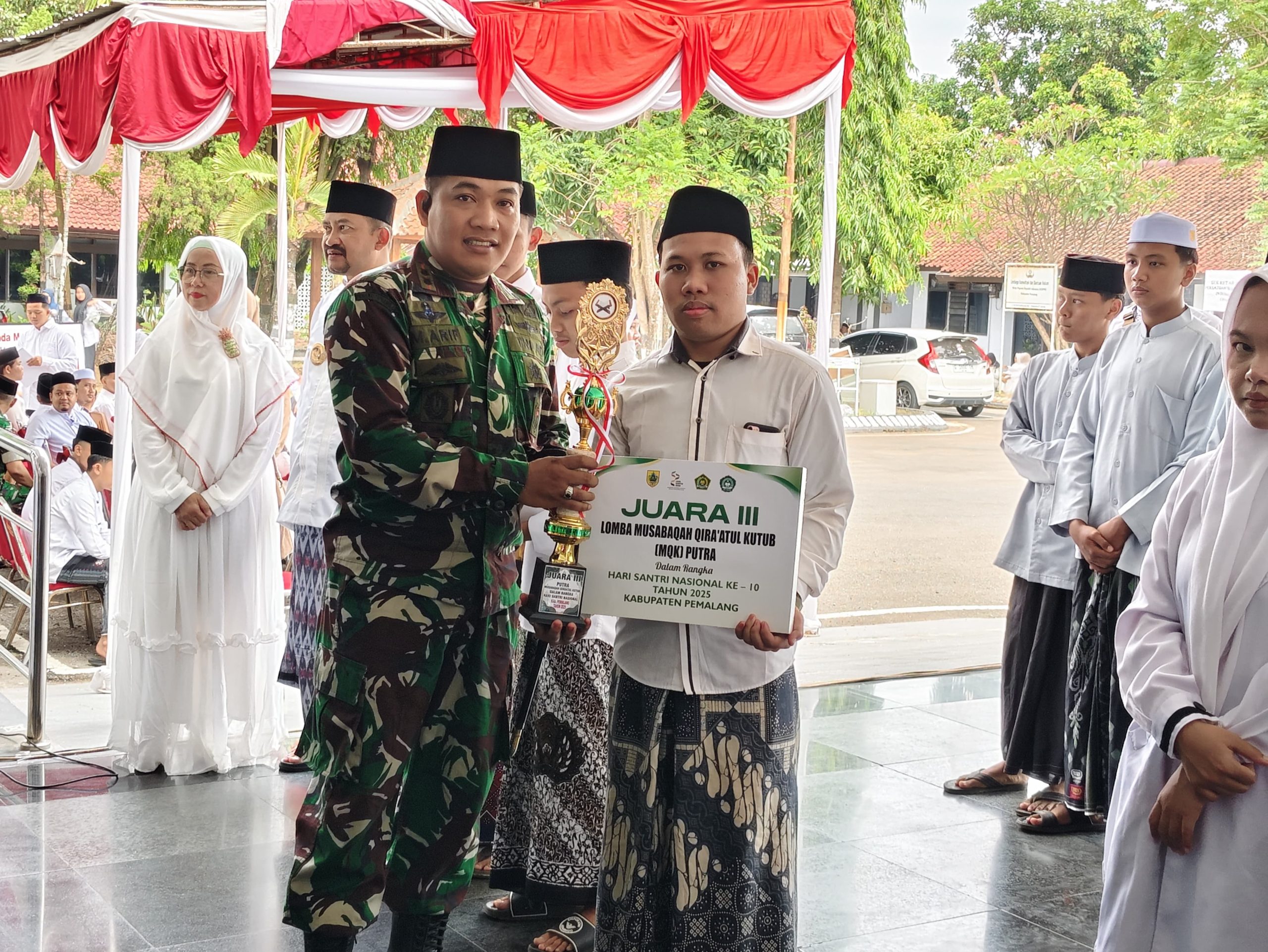 Dandim Pemalang Hadiri Apel Peringatan Hari Santri Nasional Ke-10 Tahun 2025