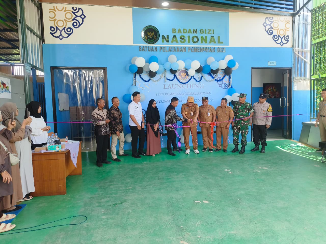 Danramil 04/Comal Hadiri Peresmian Dapur Satuan Pelayanan Pemenuhan Gizi (SPPG) Kauman Comal