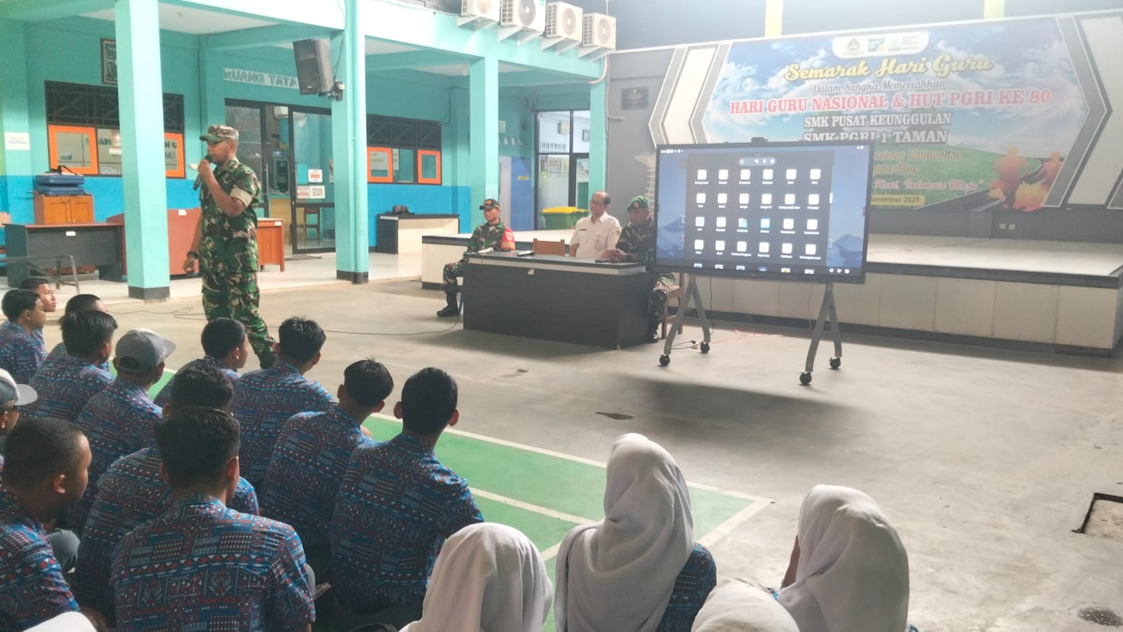 Tumbuhkan Minat Generasi Muda Menjadi Prajurit TNI-AD, Koramil 02/Taman Gelar Kampanye Kreatif