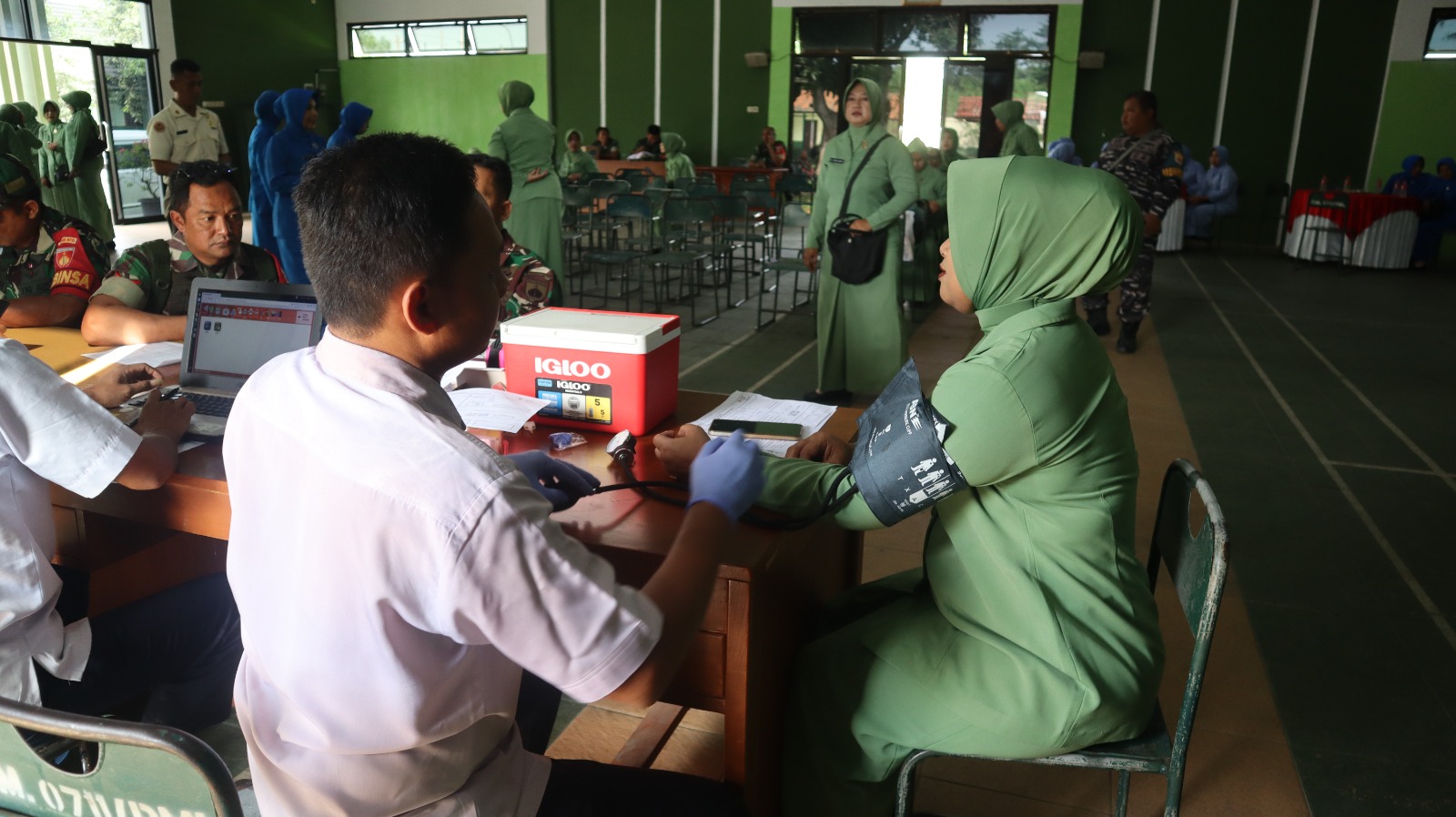 Peringati HUT ke-80 Persit KCK Tahun 2026, Persit KCK Cabang XXI Kodim Pemalang Gelar Bakti Sosial Donor Darah  Pemalang – Dalam rangka