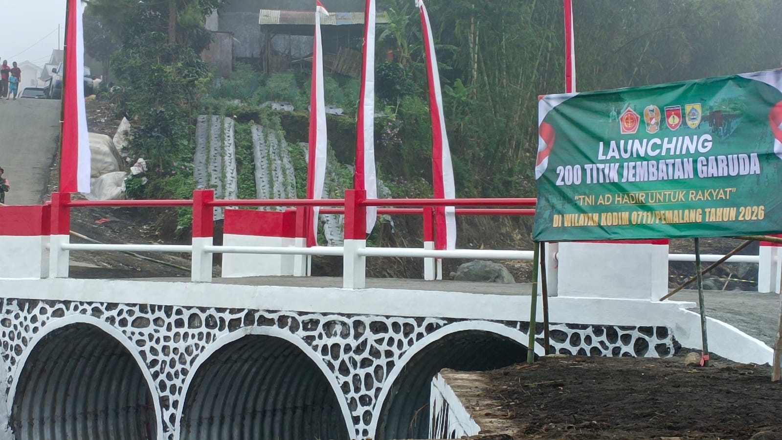 Vicon Launching 200 Titik Jembatan Garuda Kodim 0711/Pemalang Tahun 2026