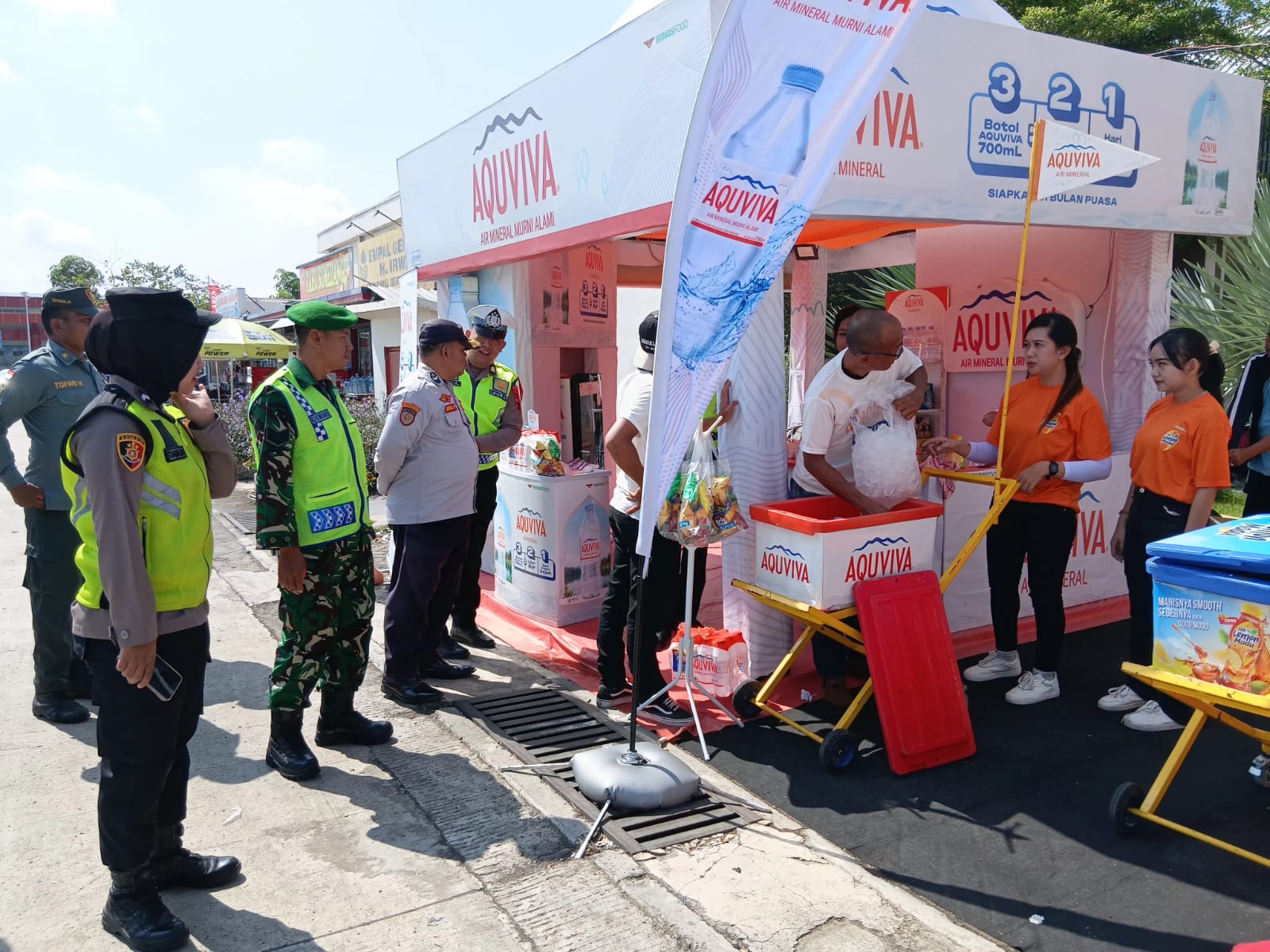 Personel Kodim 0711/Pemalang Tetap Siaga di Sejumlah Titik, Amankan Arus Balik Lebaran 2026