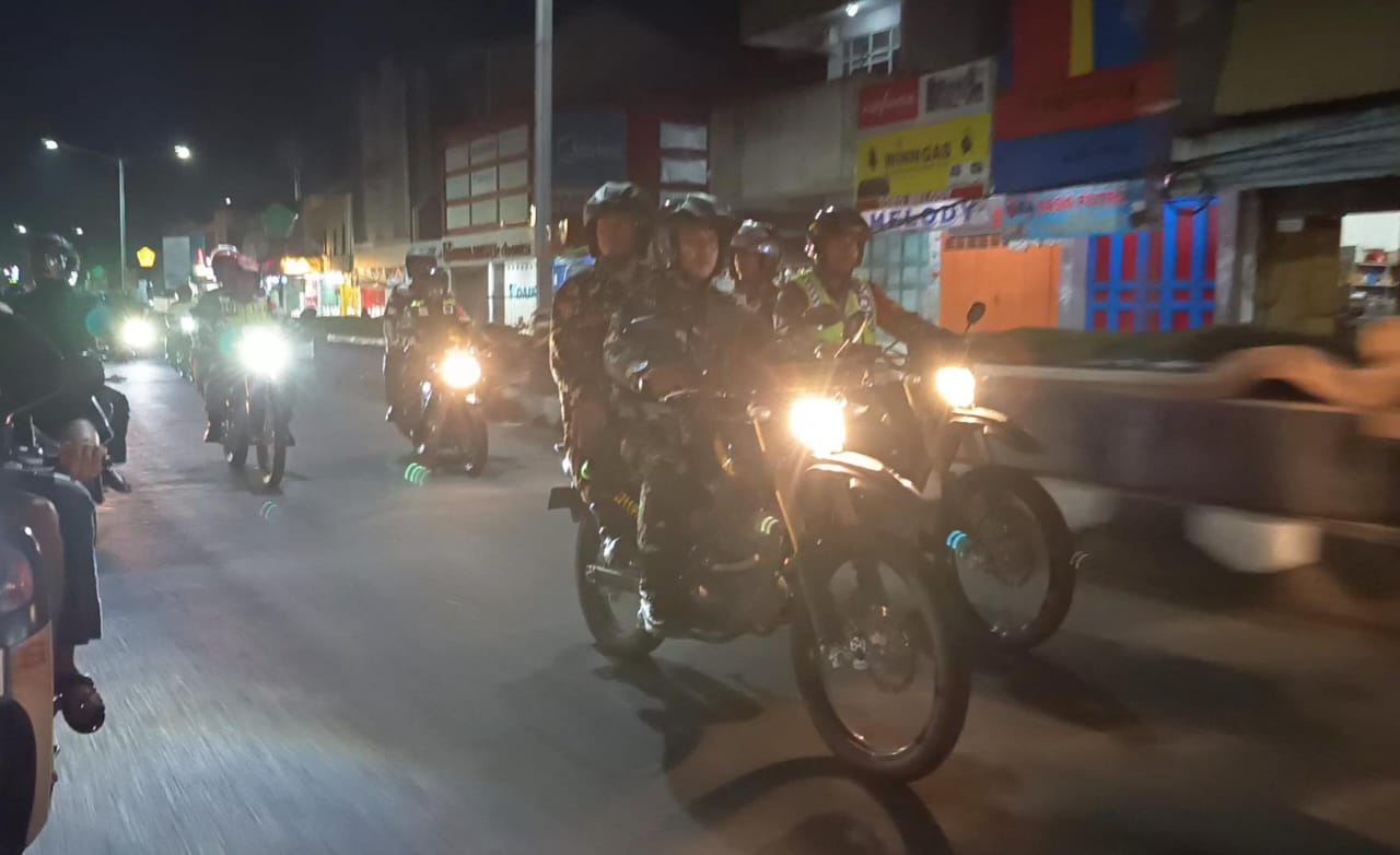 Kodim Pemalang Bersama Banser Laksanakan Patroli Bersama di Wilayah Pemalang