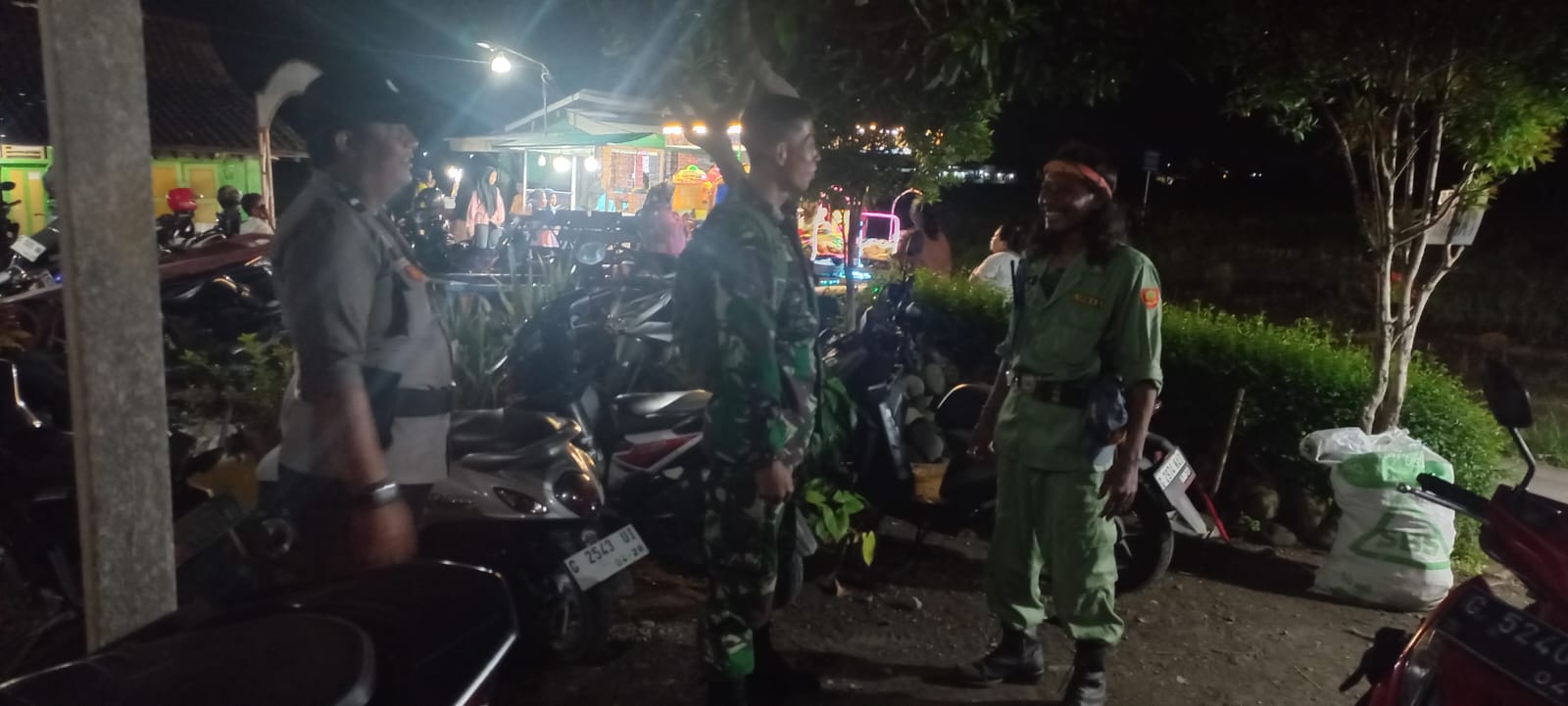Patroli Wilayah Koramil 01/Pemalang Berjalan Aman dan Kondusif